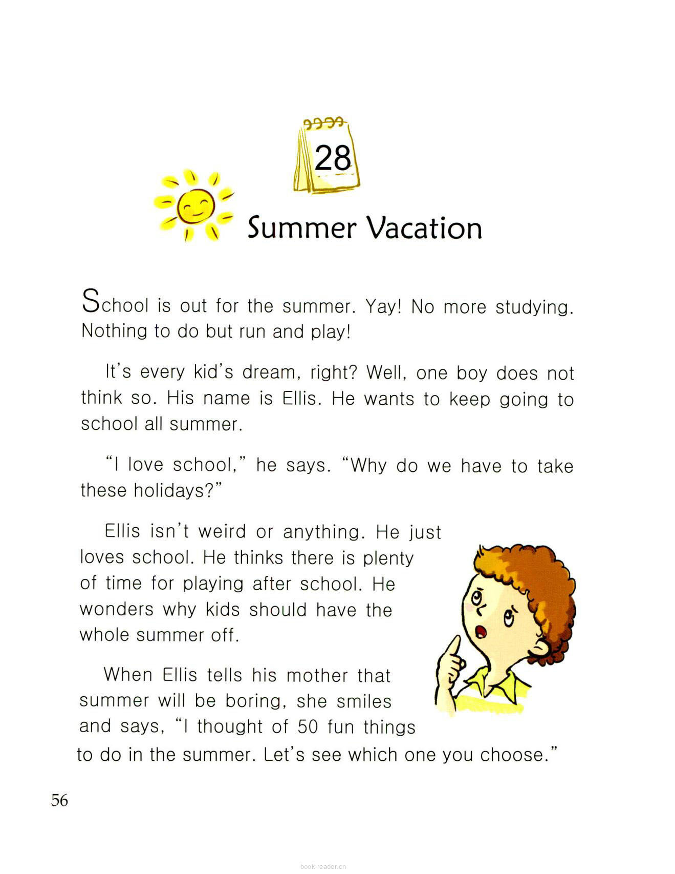 Summer Vacation绘本故事第2页