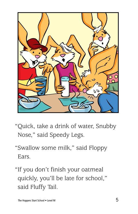 The Hoppers Start School绘本故事第5页