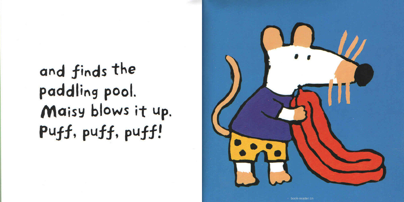 Maisy's Pool绘本故事第5页