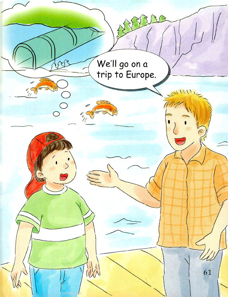 Trains Go Under the Water 绘本故事第3页