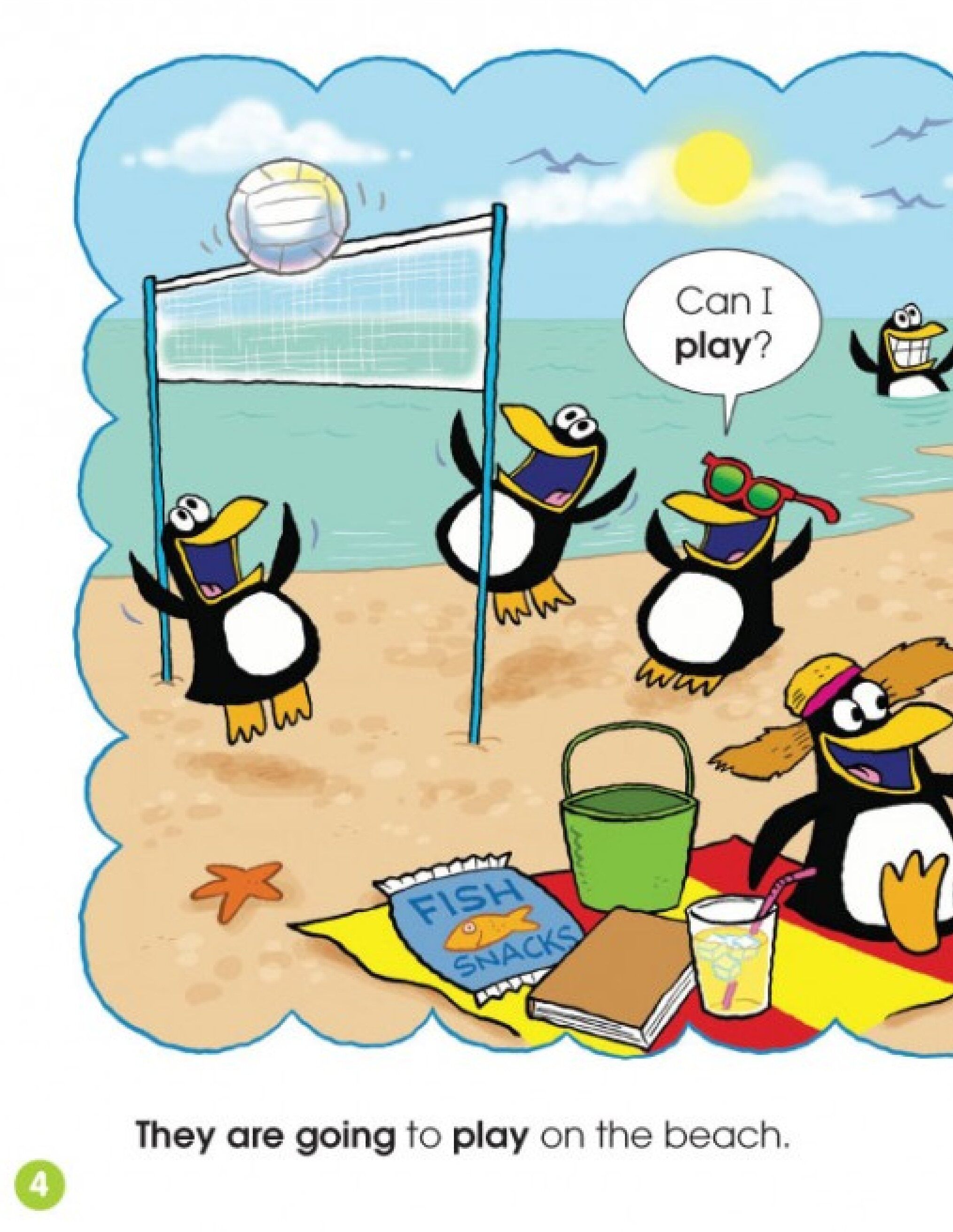 The Penguins Are Going on Vacation绘本故事第4页