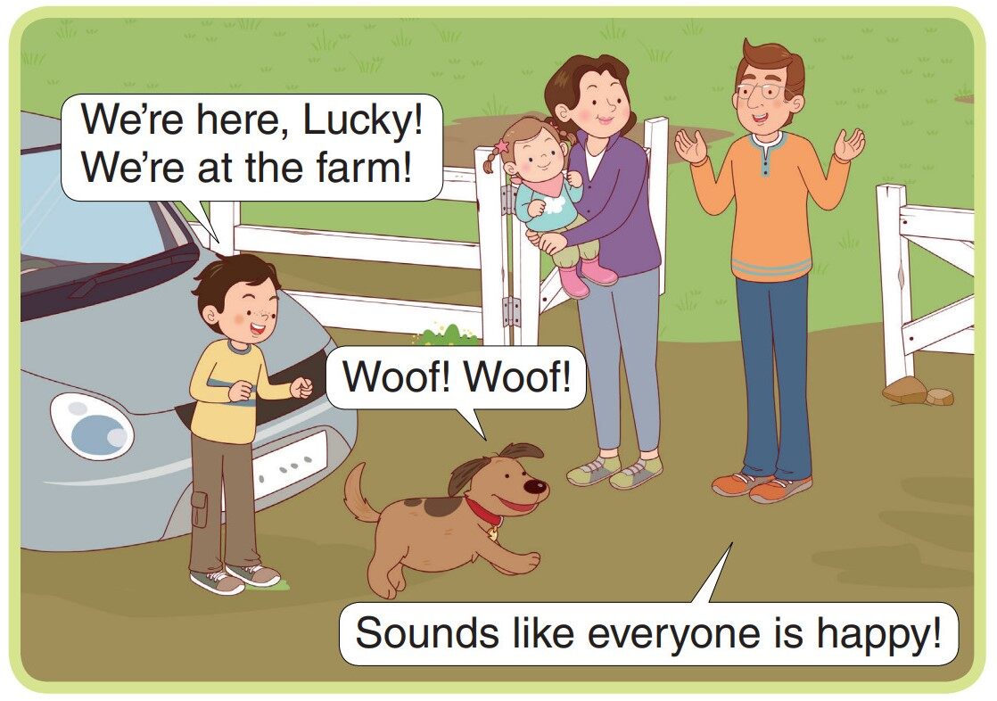 A Visit to the Farm绘本故事第3页