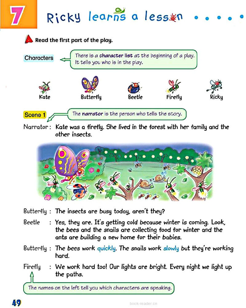 7 Ricky learns a lesson绘本故事第3页