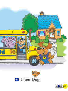 Cat and Dog Go To School绘本故事第4页