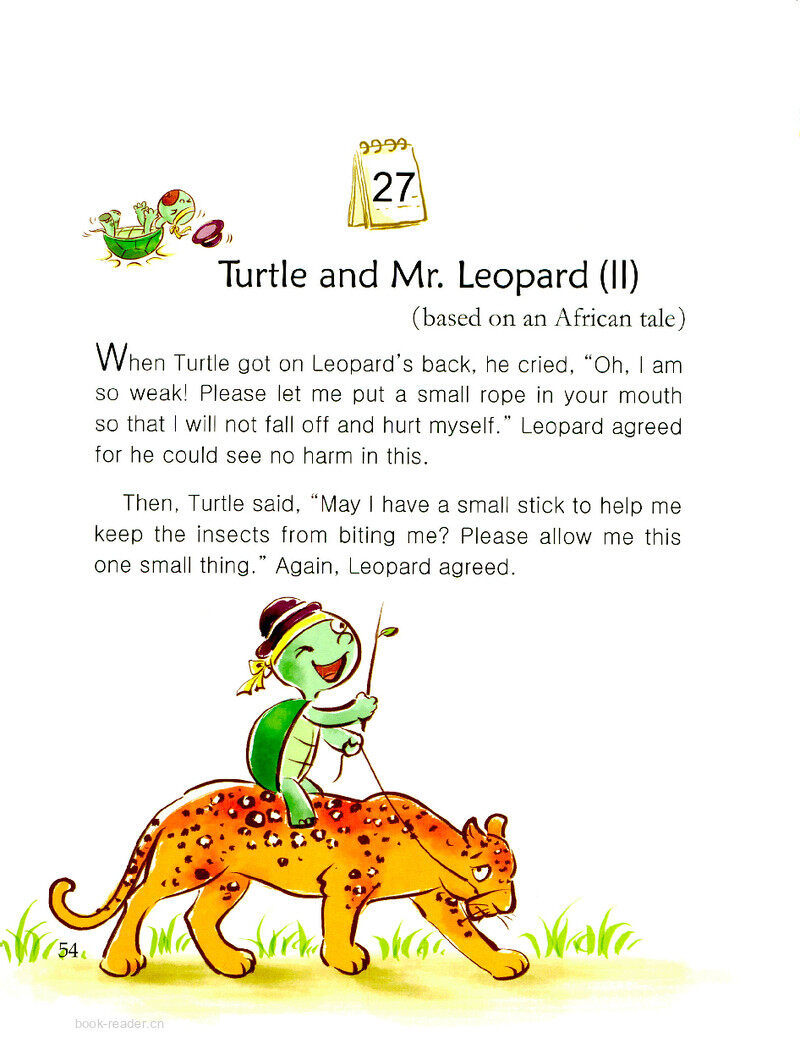 Turtle and Mr. Leopard (II)绘本故事第2页
