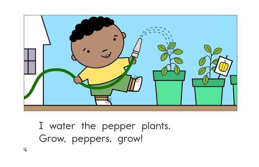 Grow,Vegetables,Grow!绘本故事第4页