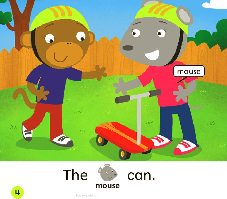 GK ELL U01W1 Mouse and Monkey绘本故事第5页