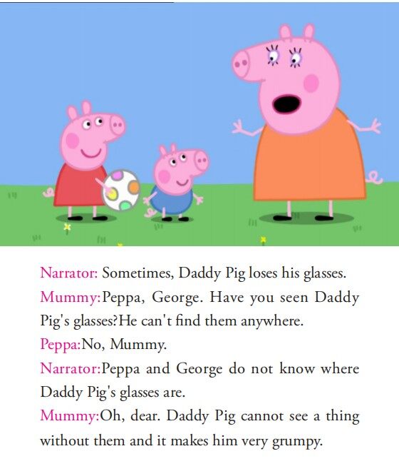 Daddy loses his glasses绘本故事第5页