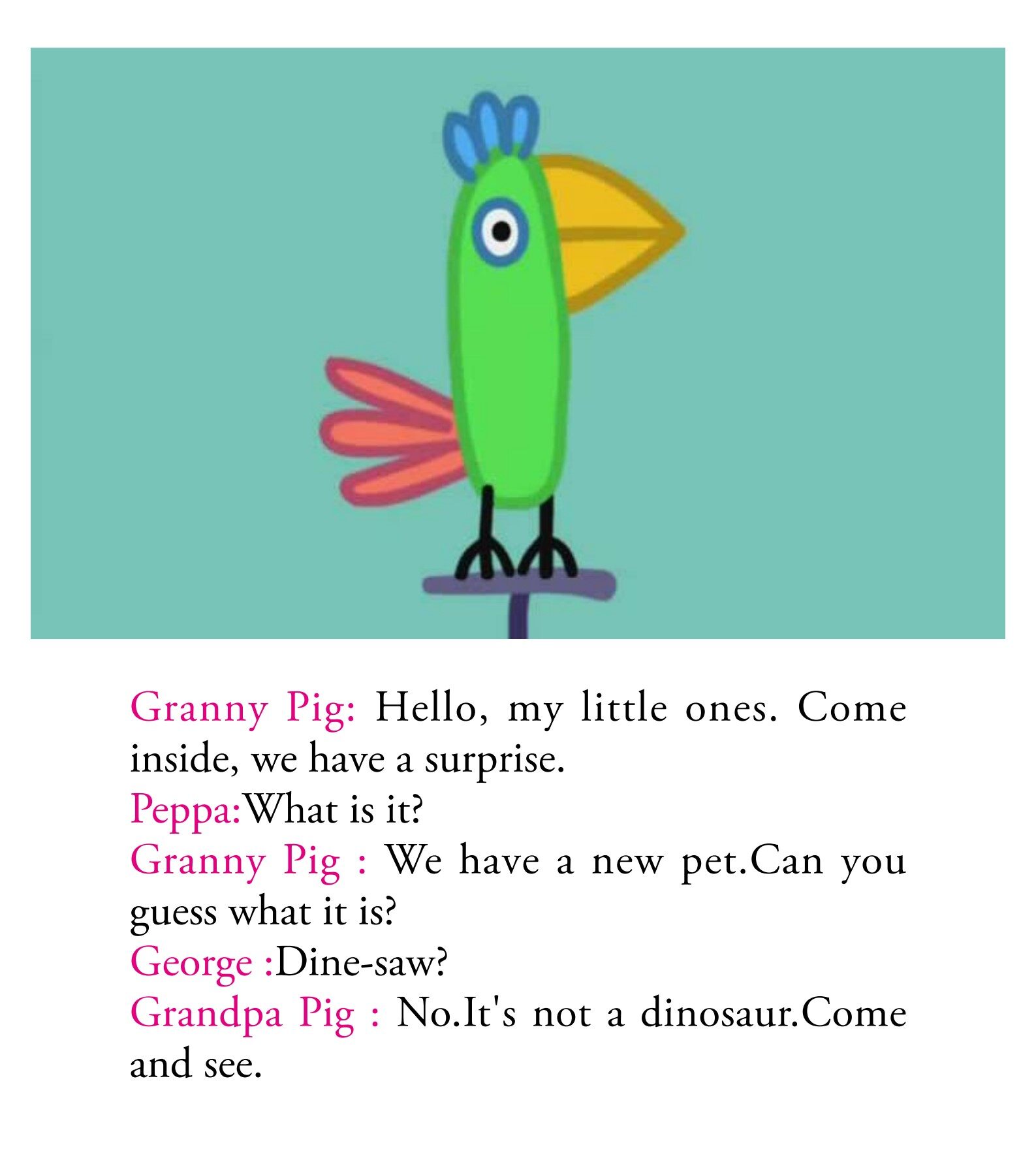 Polly Parrot绘本故事第4页