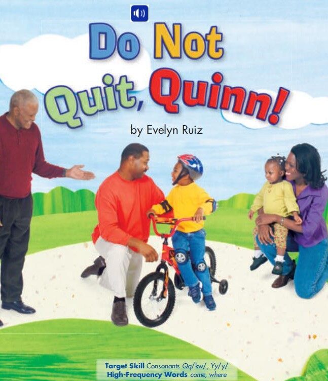 Do Not Quit, Quinn!绘本故事第2页