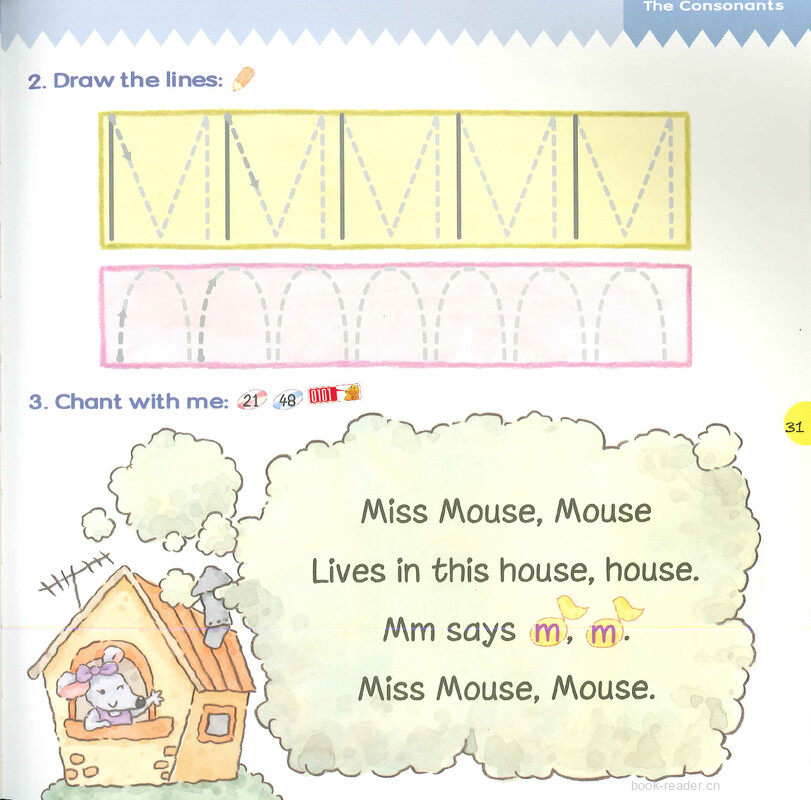 10 Sound of the Letter Mm绘本故事第4页