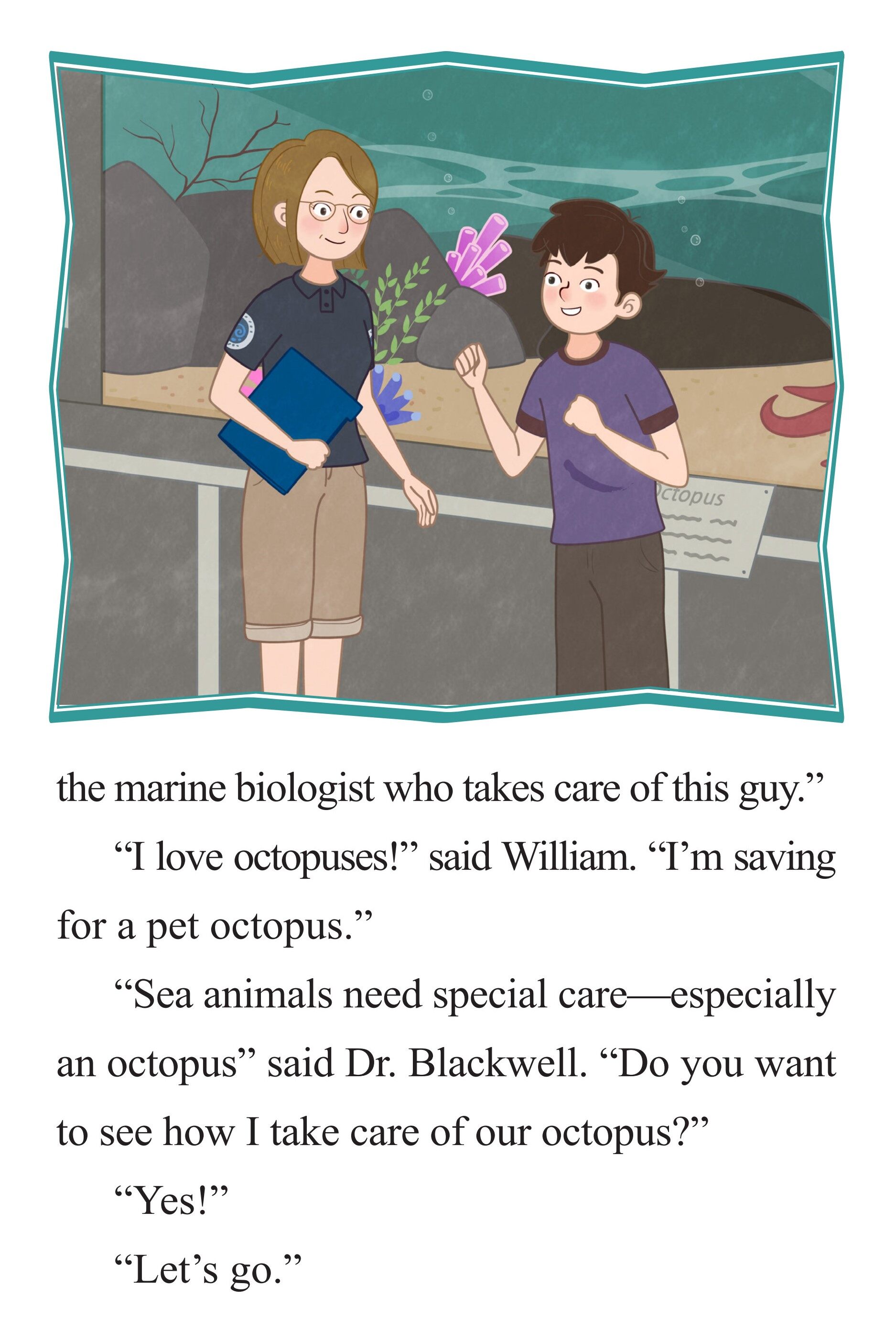 William and the Octopus绘本故事第5页