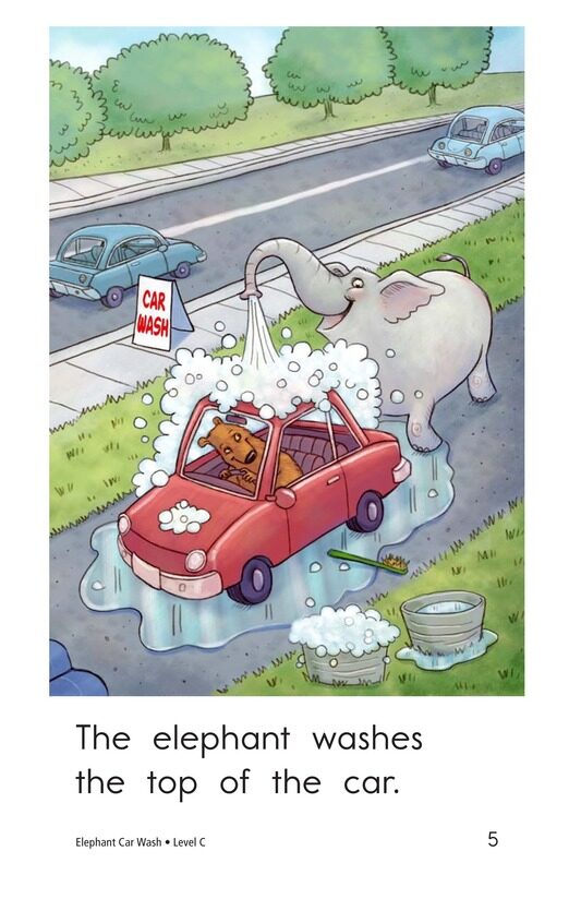 Elephant Car Wash绘本故事第5页