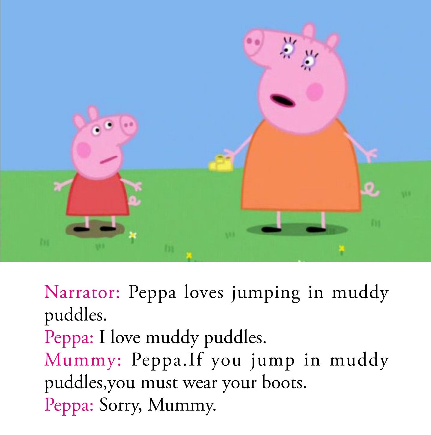 Muddy Puddles绘本故事第4页