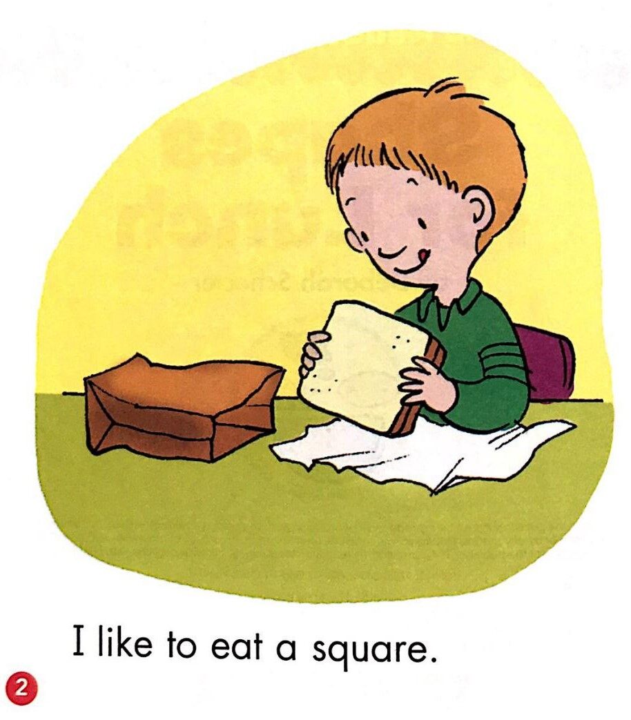 Shapes for lunch绘本故事第2页