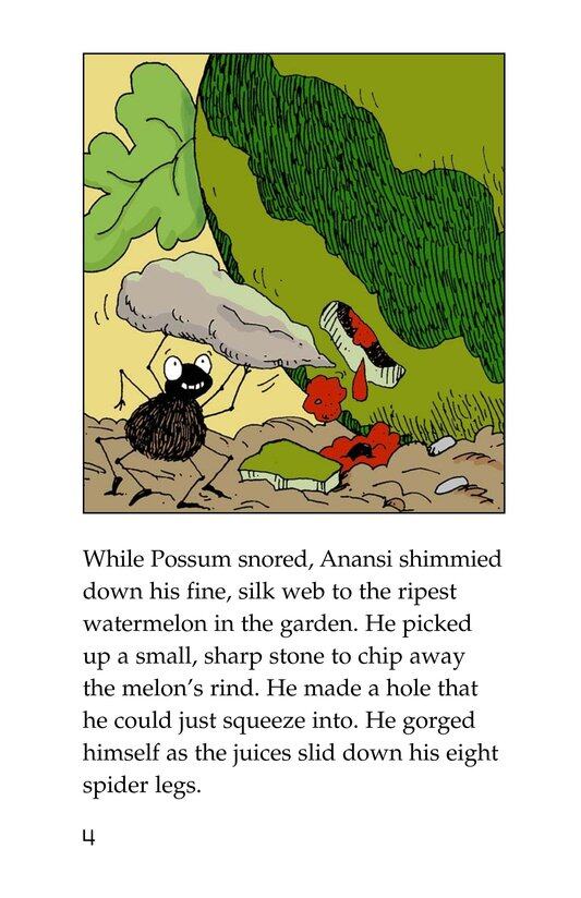 Anansi and the Talking Watermelon绘本故事第4页