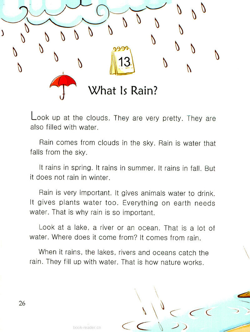 What Is Rain?绘本故事第2页