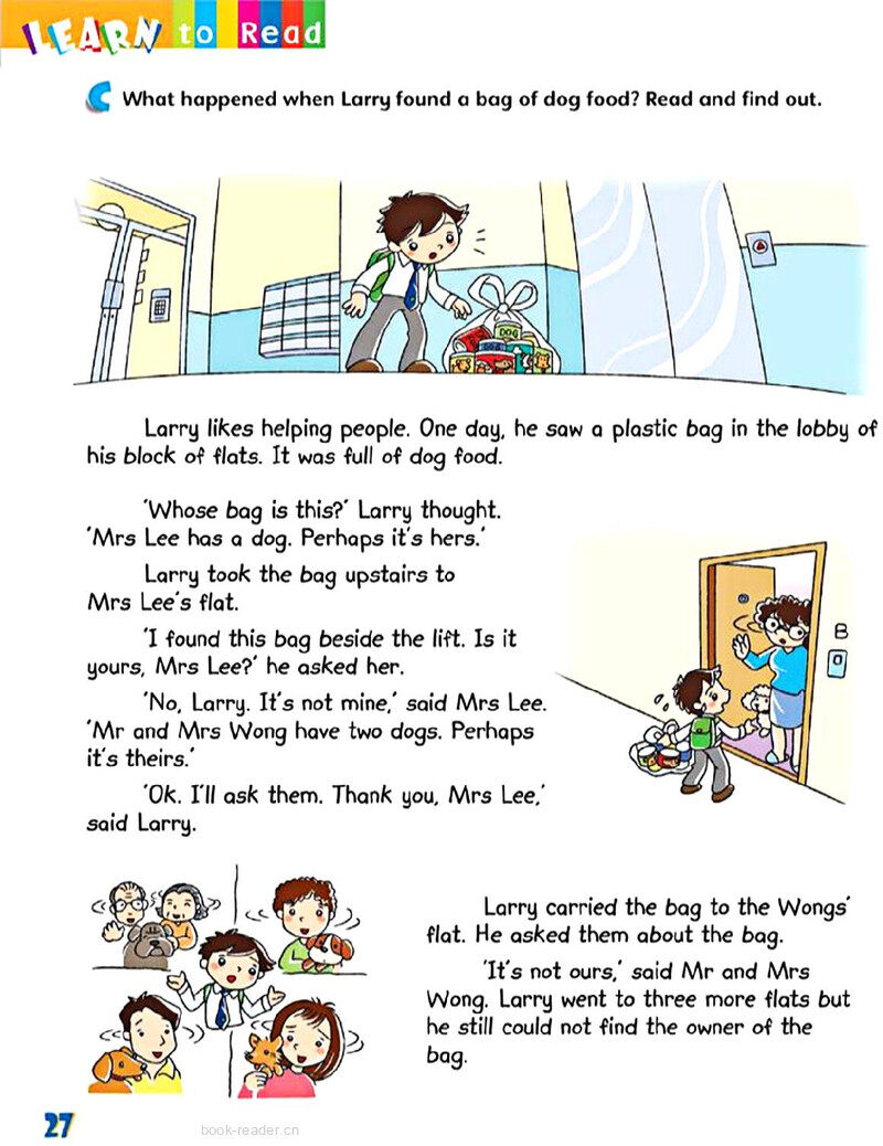 4 Lending a hand绘本故事第5页