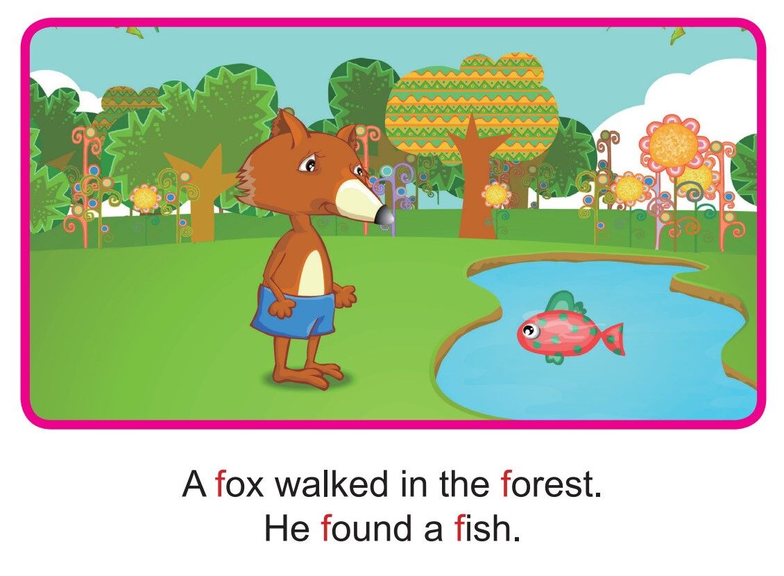 'F' words -  The Fox in the Forest绘本故事第5页