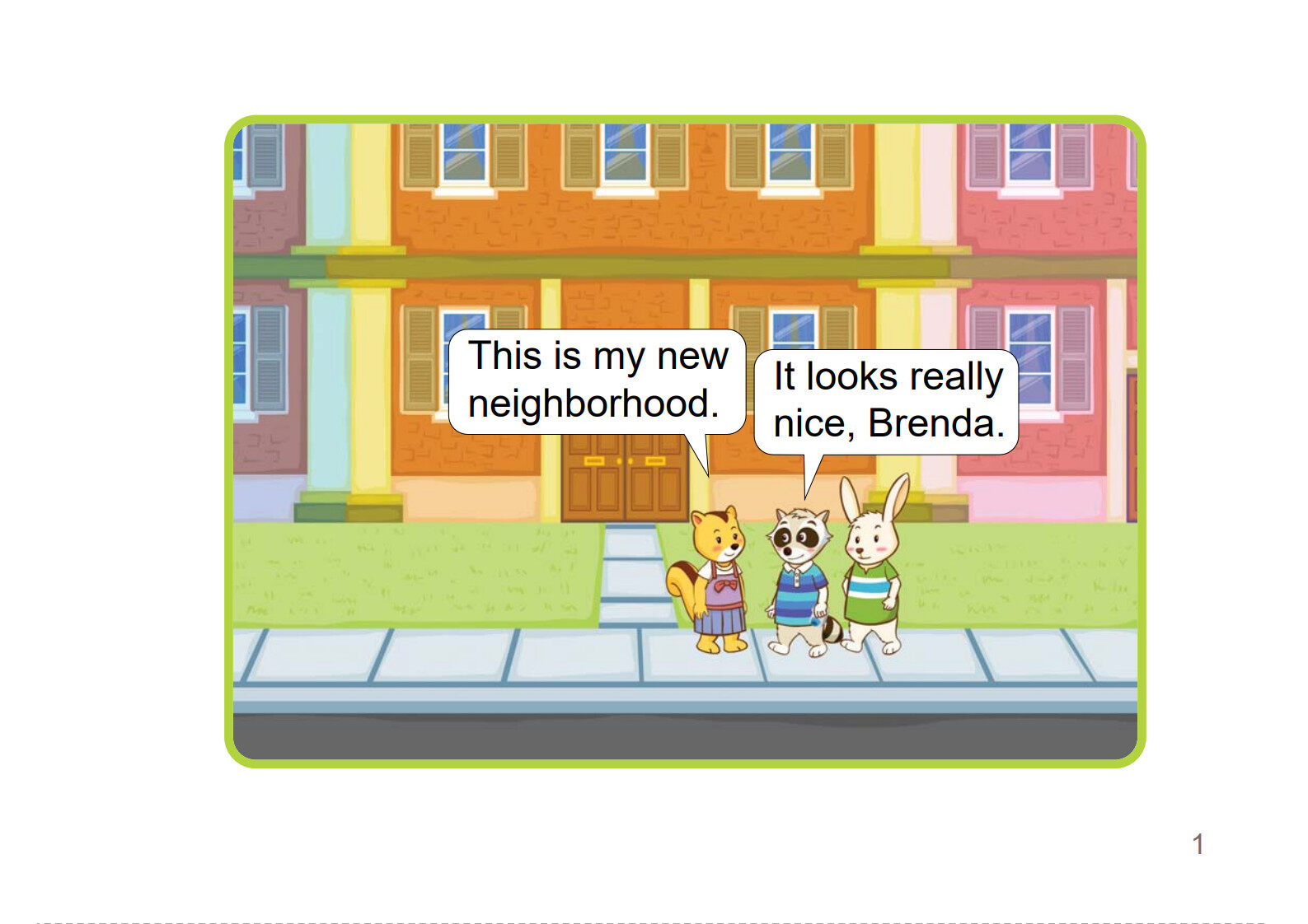 Just Like Old Times绘本故事第2页