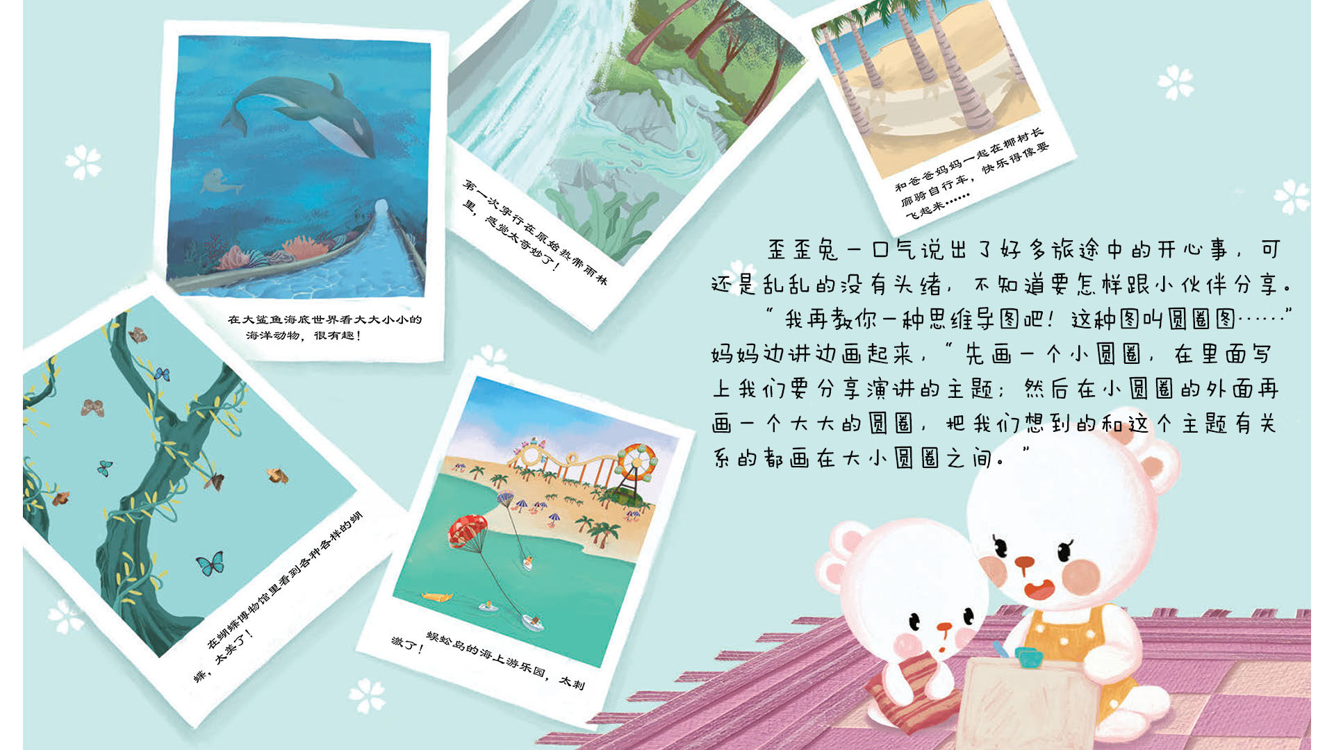 思维导图--歪歪兔的分享会绘本故事第4页