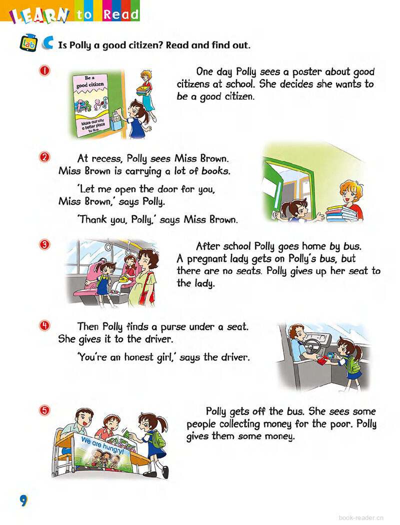 2 Helping others绘本故事第5页