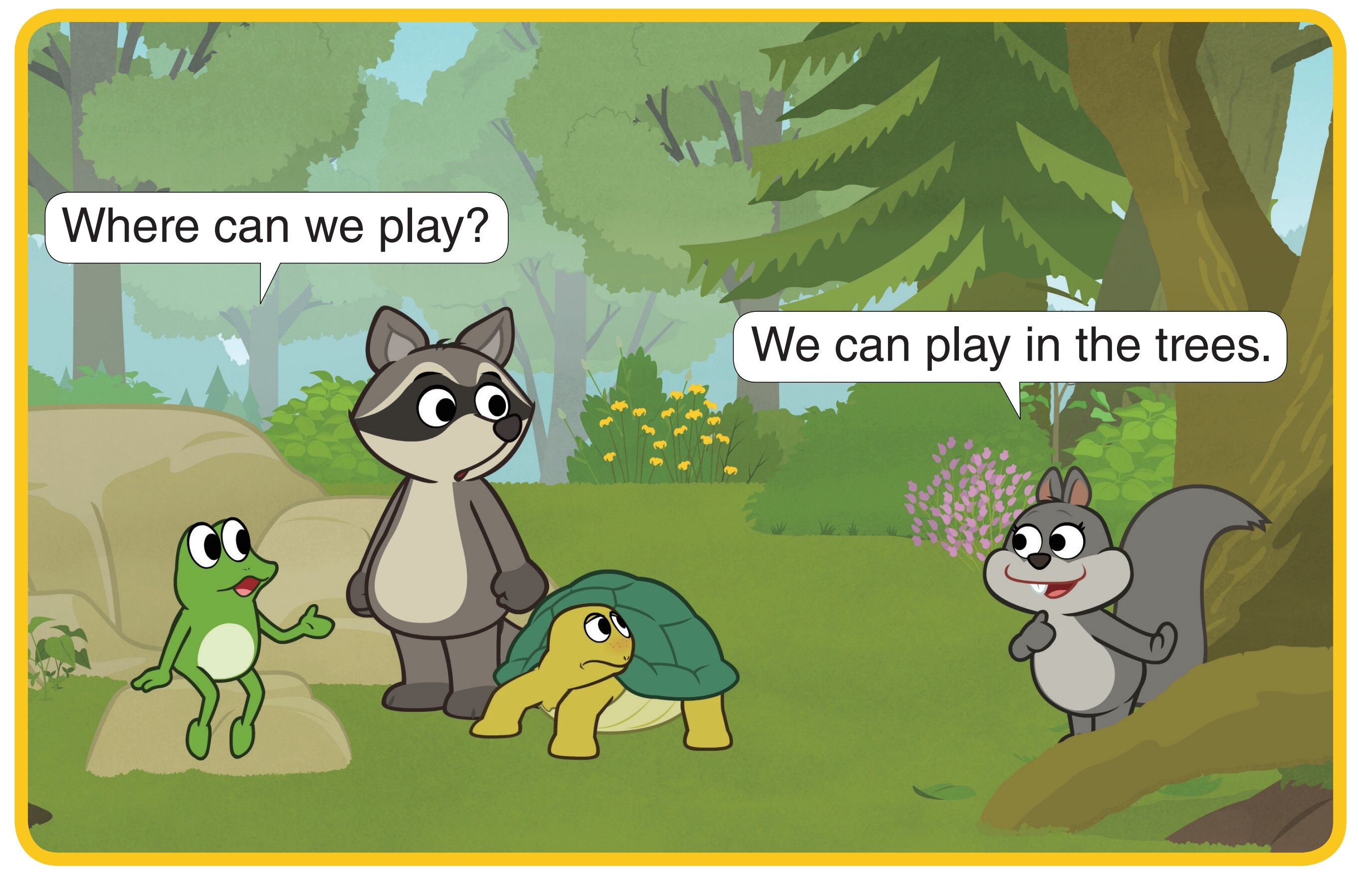 Where Can We Play?绘本故事第2页