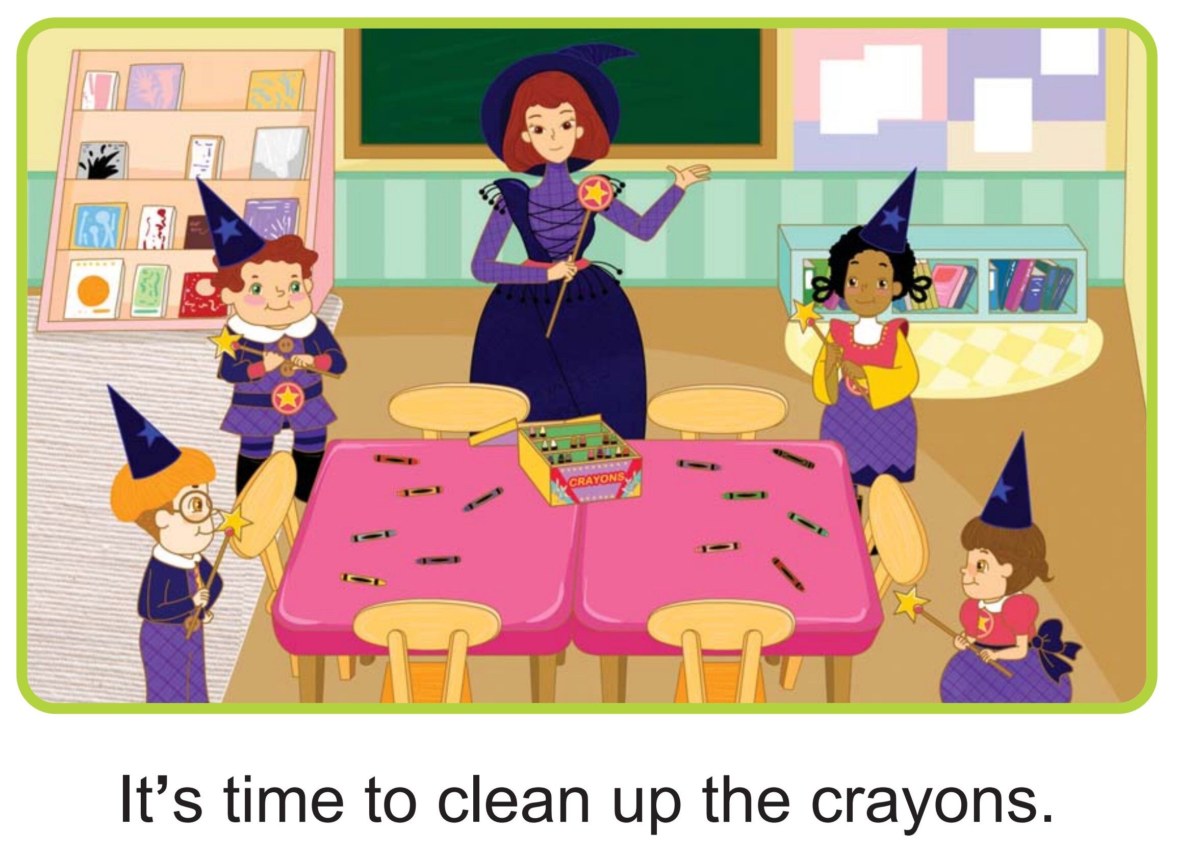 Time to Clean Up绘本故事第5页