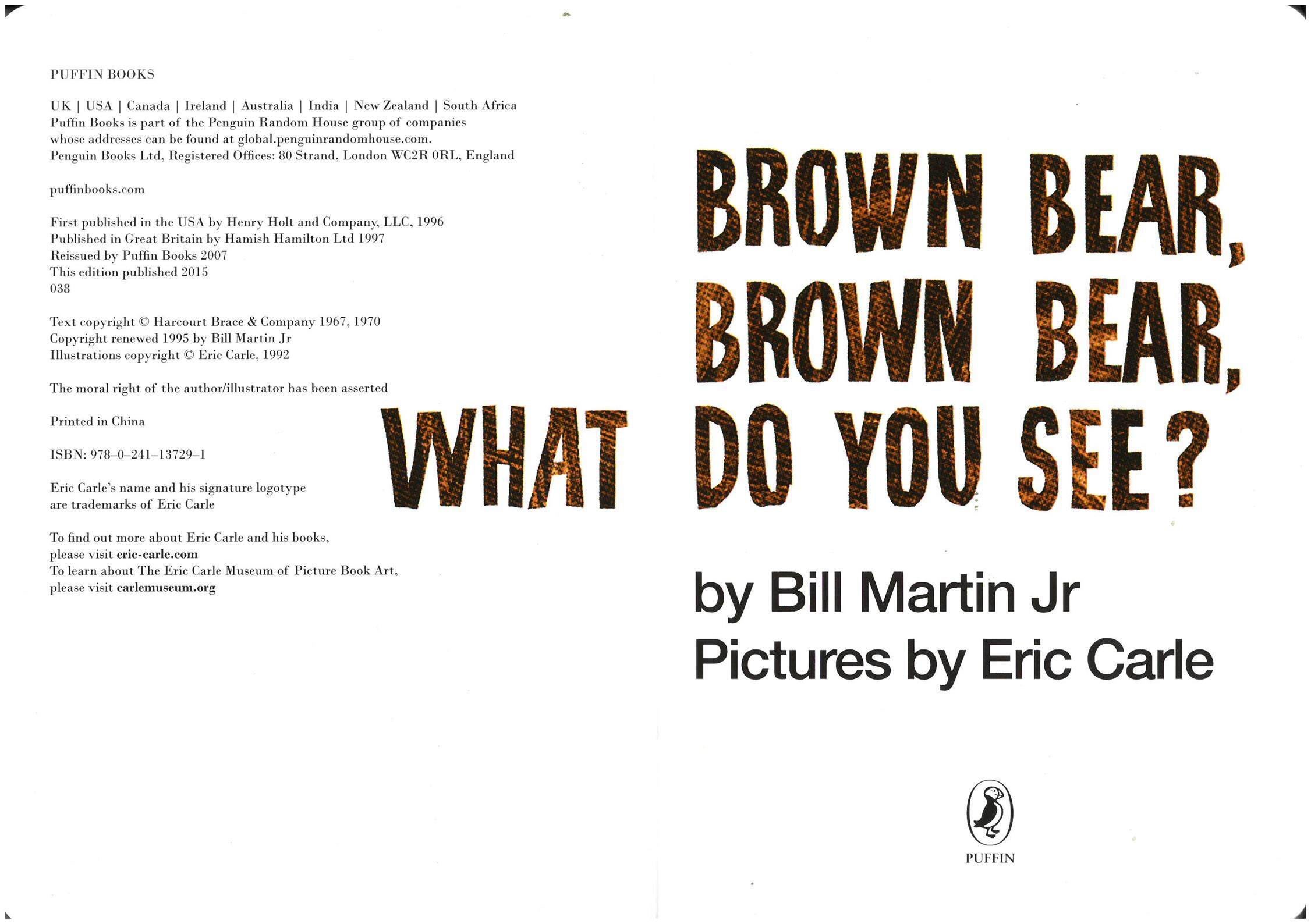 Brown Bear Brown Bear What Do You See绘本故事第3页