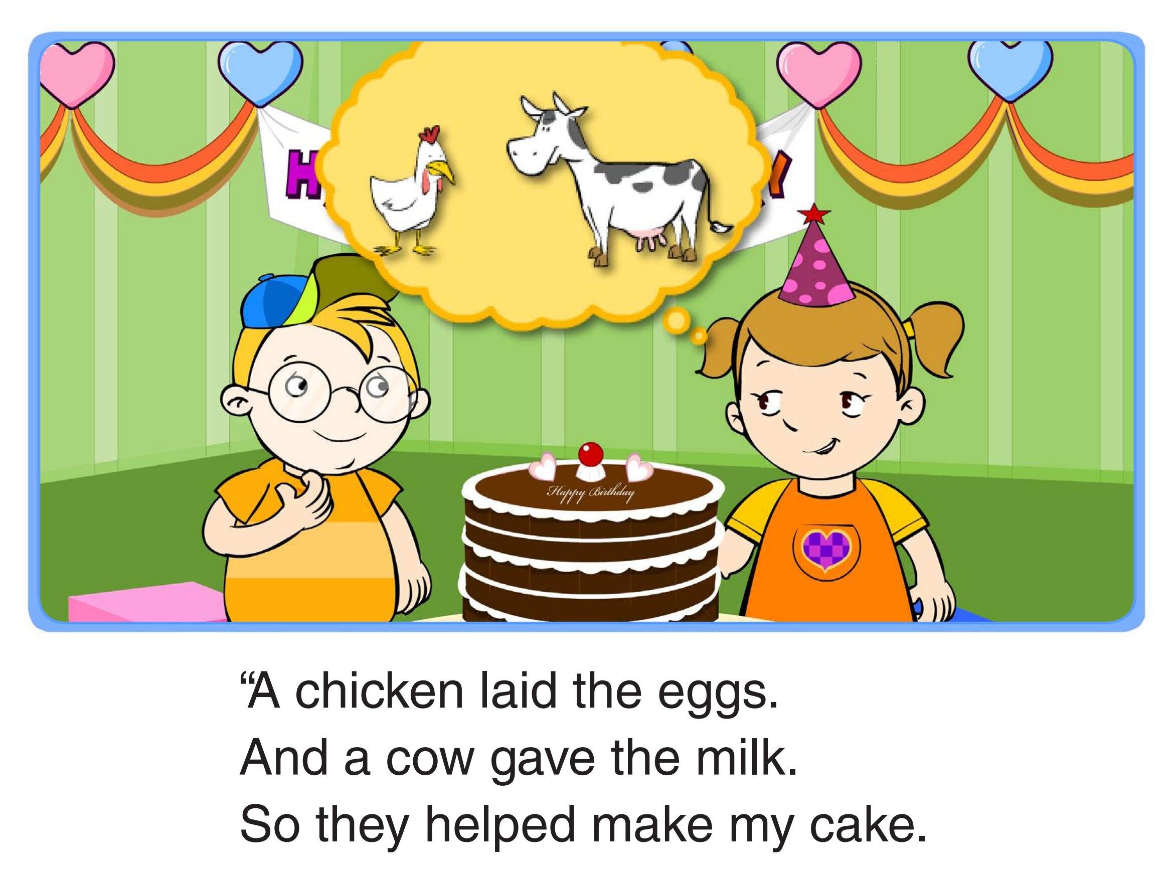 Who Made Your Birthday Cake?绘本故事第4页