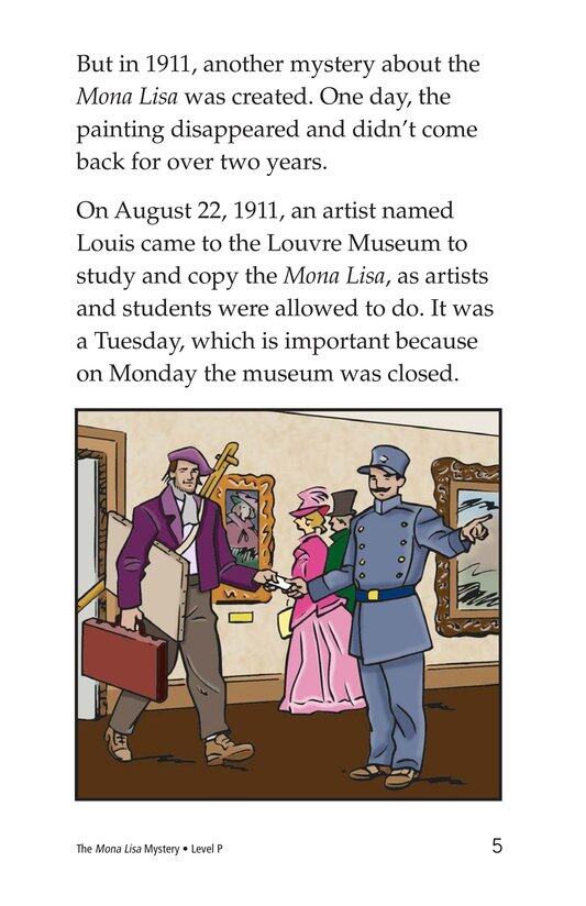 The Mona Lisa Mystery绘本故事第5页