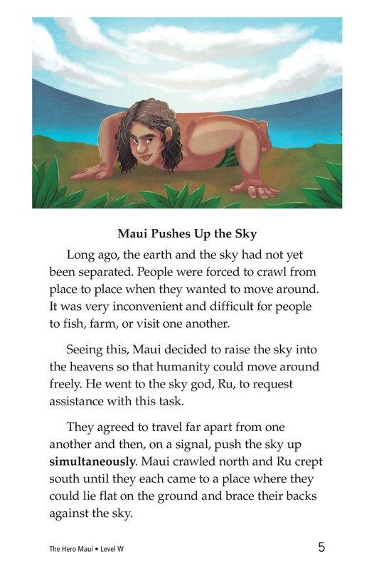 The Hero Maui绘本故事第4页