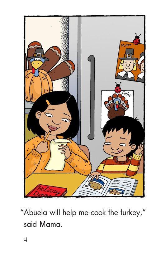 Carlos's First Thanksgiving绘本故事第4页