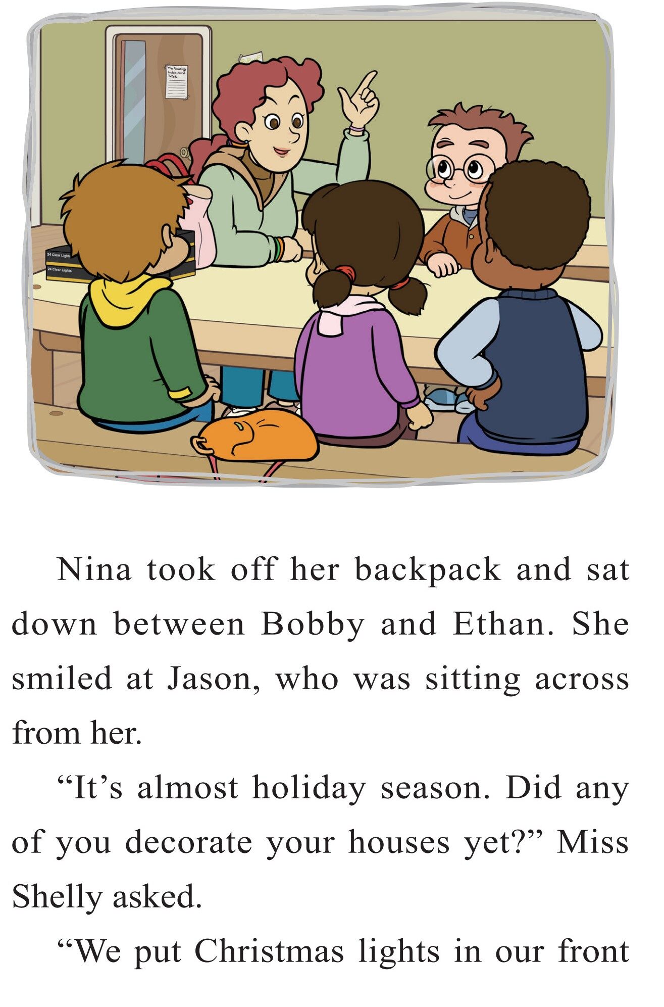 A Giant Wreath for Christmas绘本故事第4页