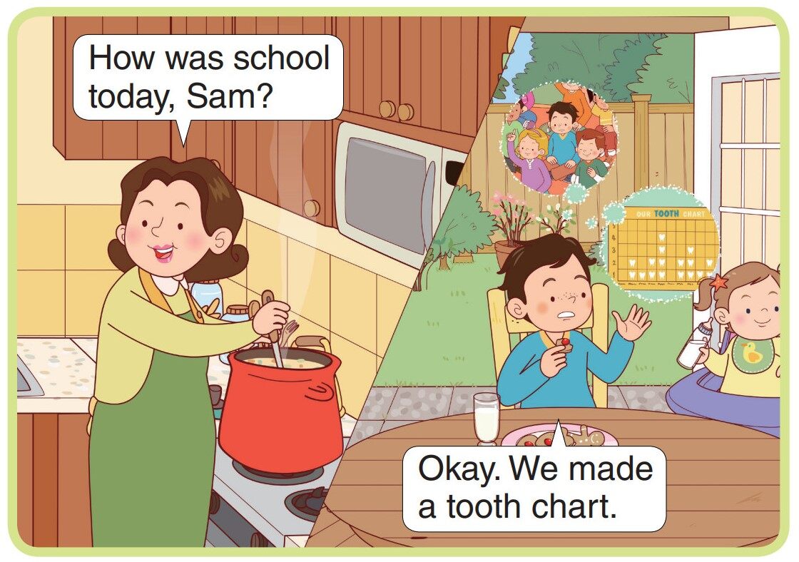 A Trip to the Dentist绘本故事第2页