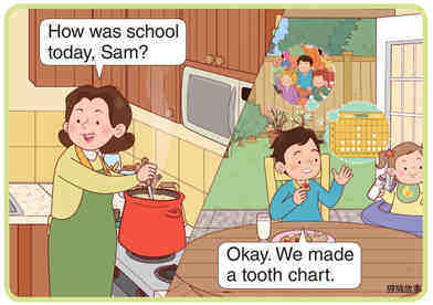 A Trip to the Dentist绘本故事第2页