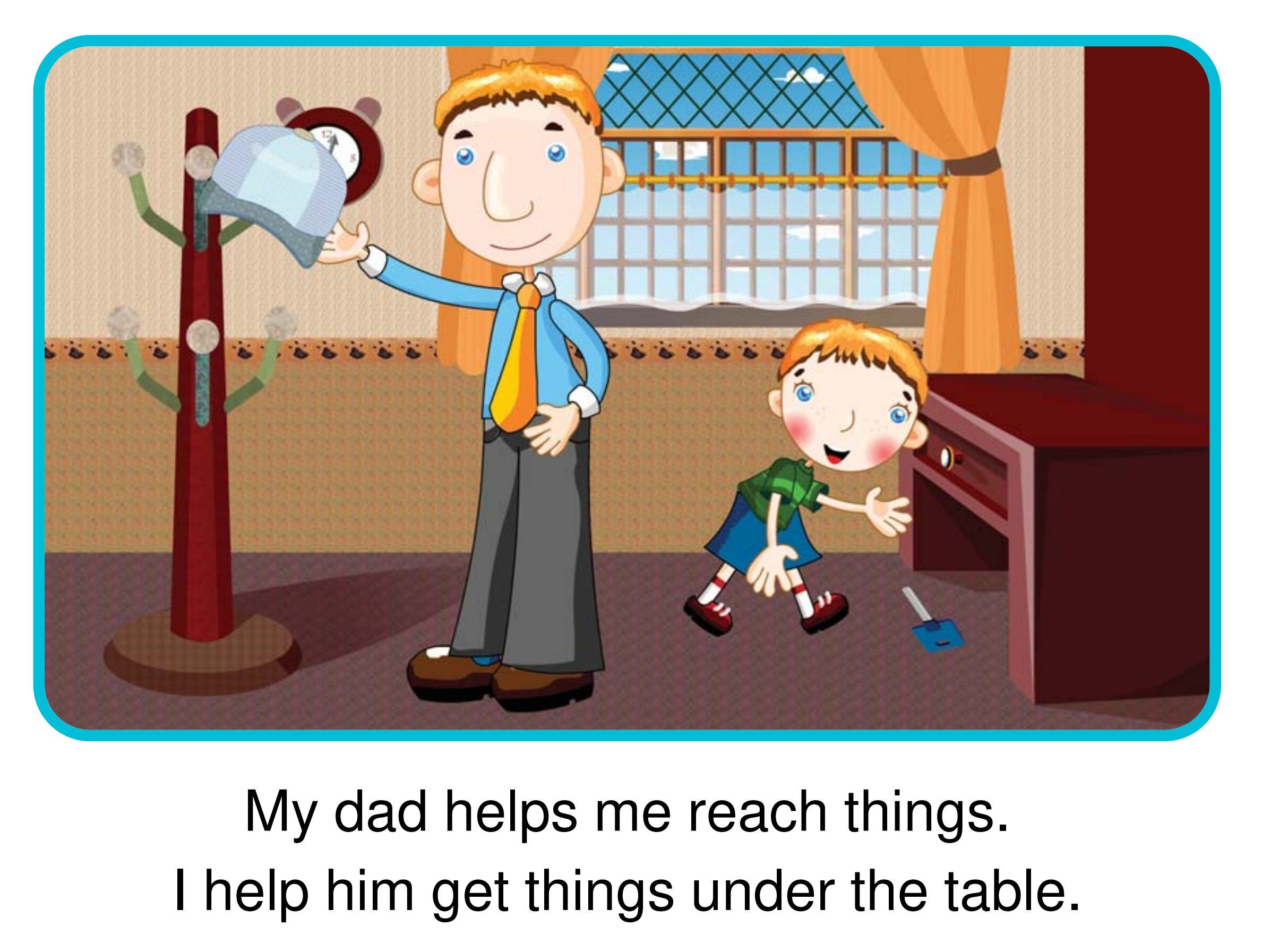 Just Like Dad绘本故事第3页