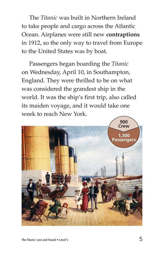 The Titanic Lost and Found绘本故事第4页