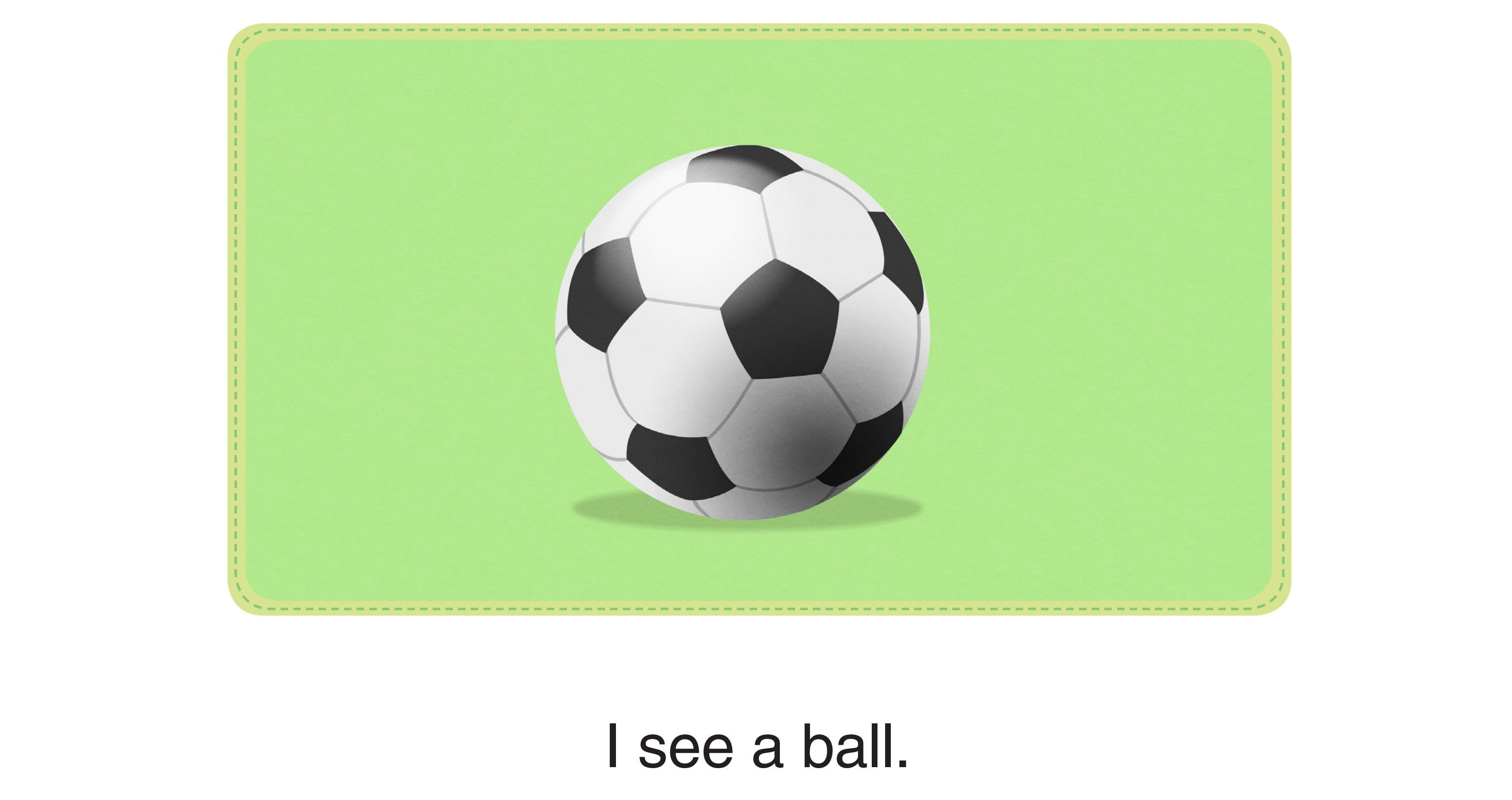 I See A Ball绘本故事第2页