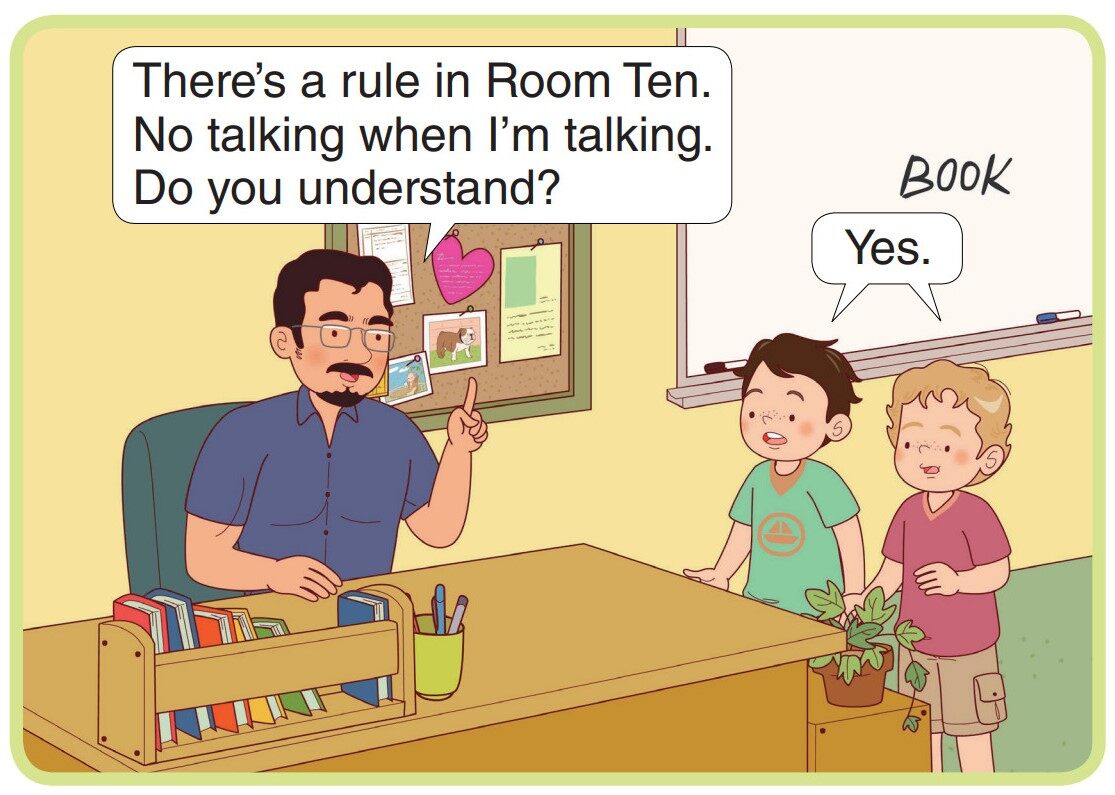 In Trouble!绘本故事第5页