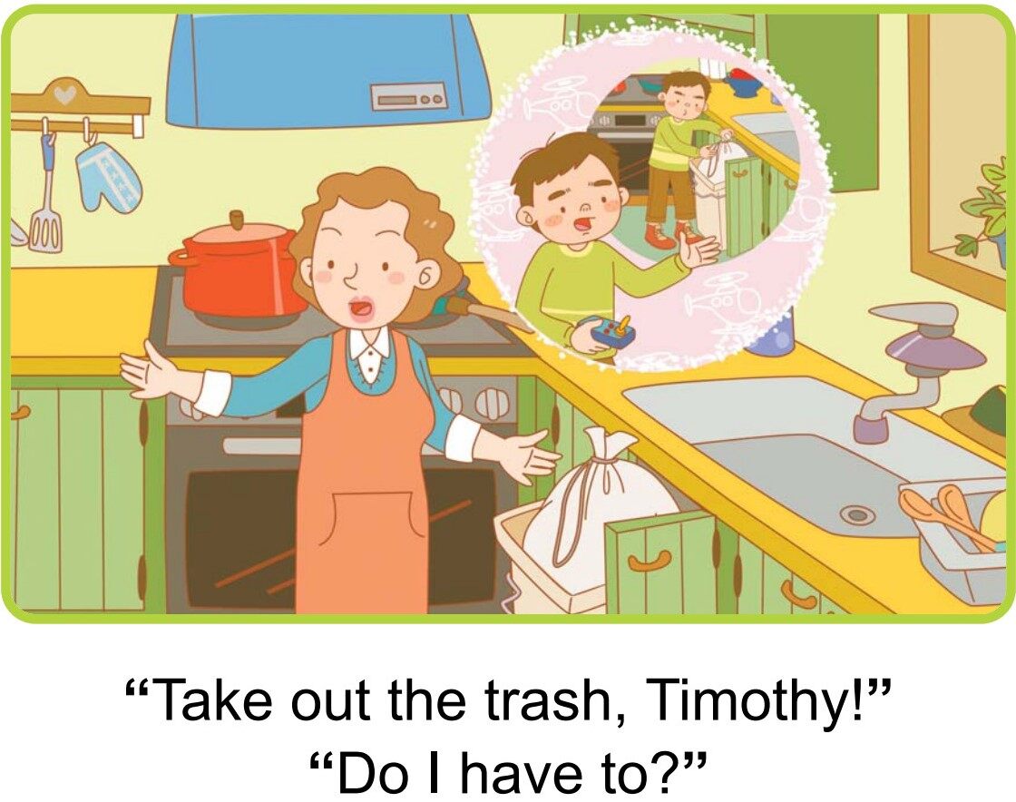 Do I HaveTo?绘本故事第5页