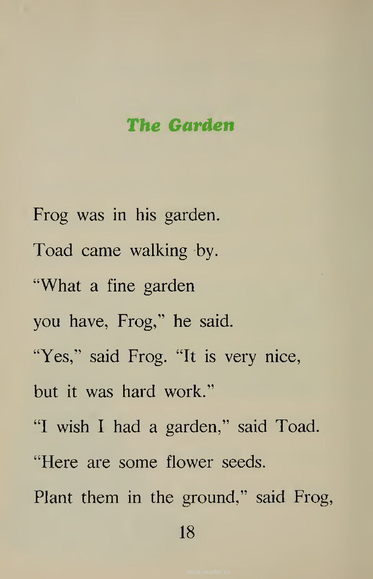 3-02 The Garden绘本故事第3页