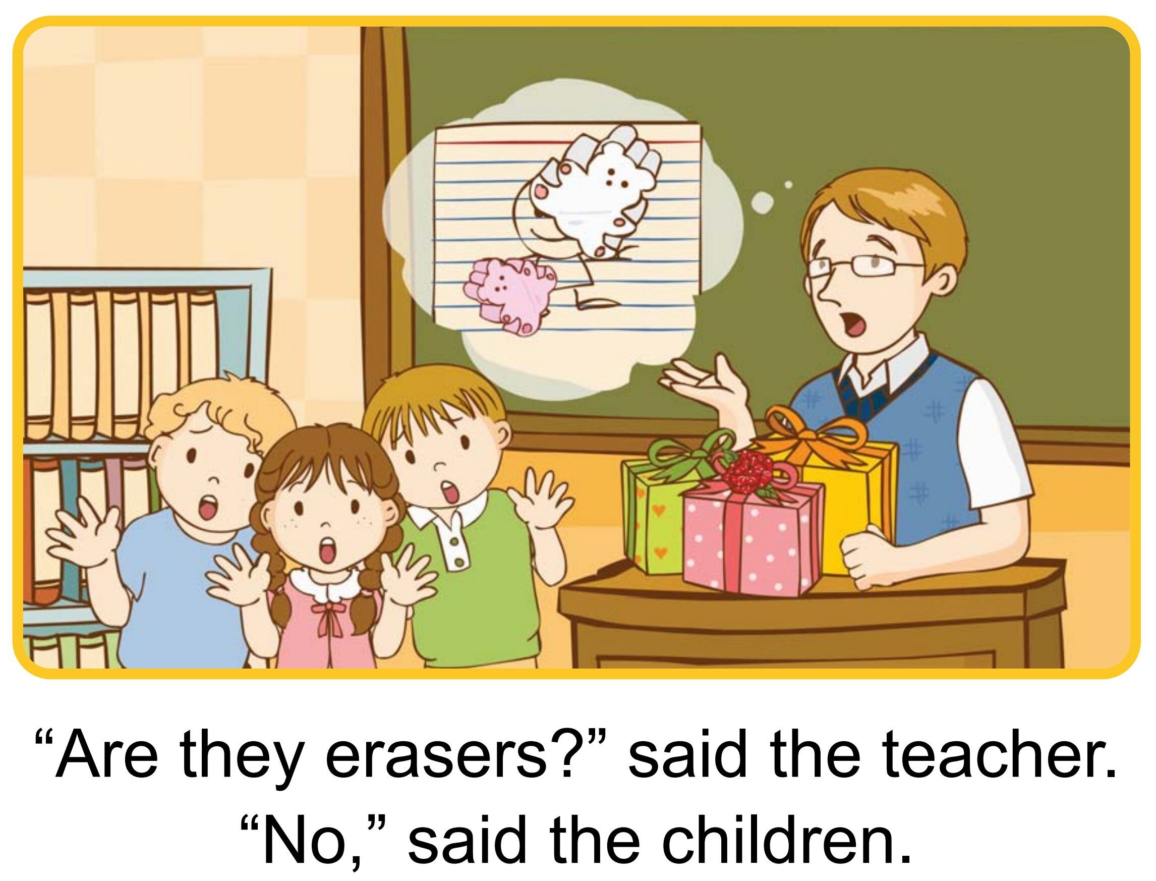 Surprise, Teacher!绘本故事第3页