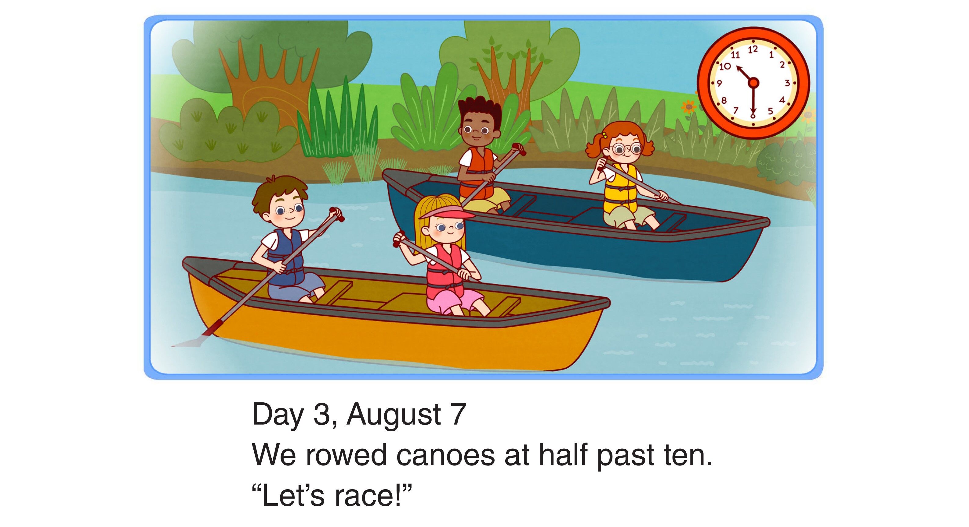 Summer Camp Diary绘本故事第5页