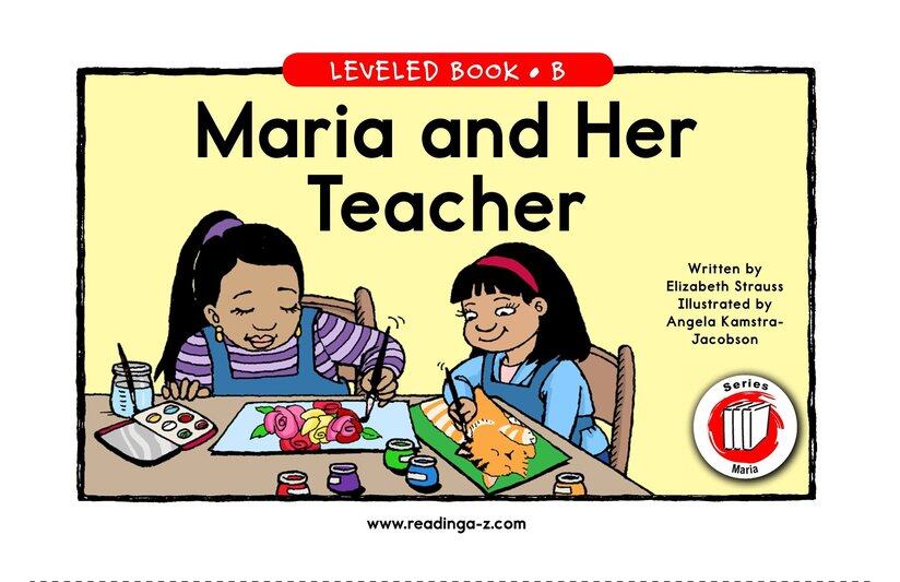 Maria and Her Teacher绘本故事第2页