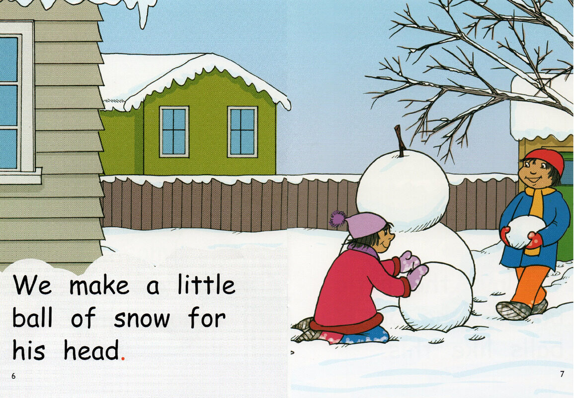 make a snowman绘本故事第5页