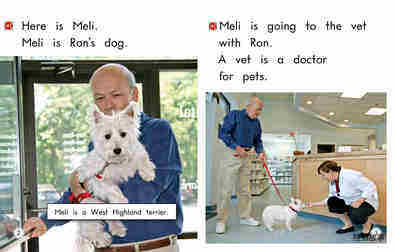 Meli at the vet绘本故事第3页