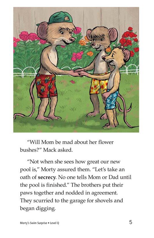 Morty's Swim Surprise绘本故事第5页