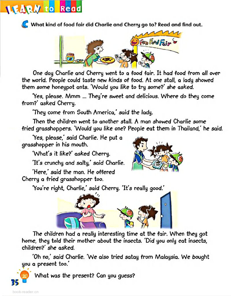 5 Food from around the world绘本故事第4页