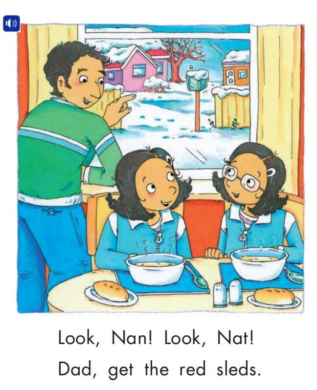 Ten Red Sleds绘本故事第3页